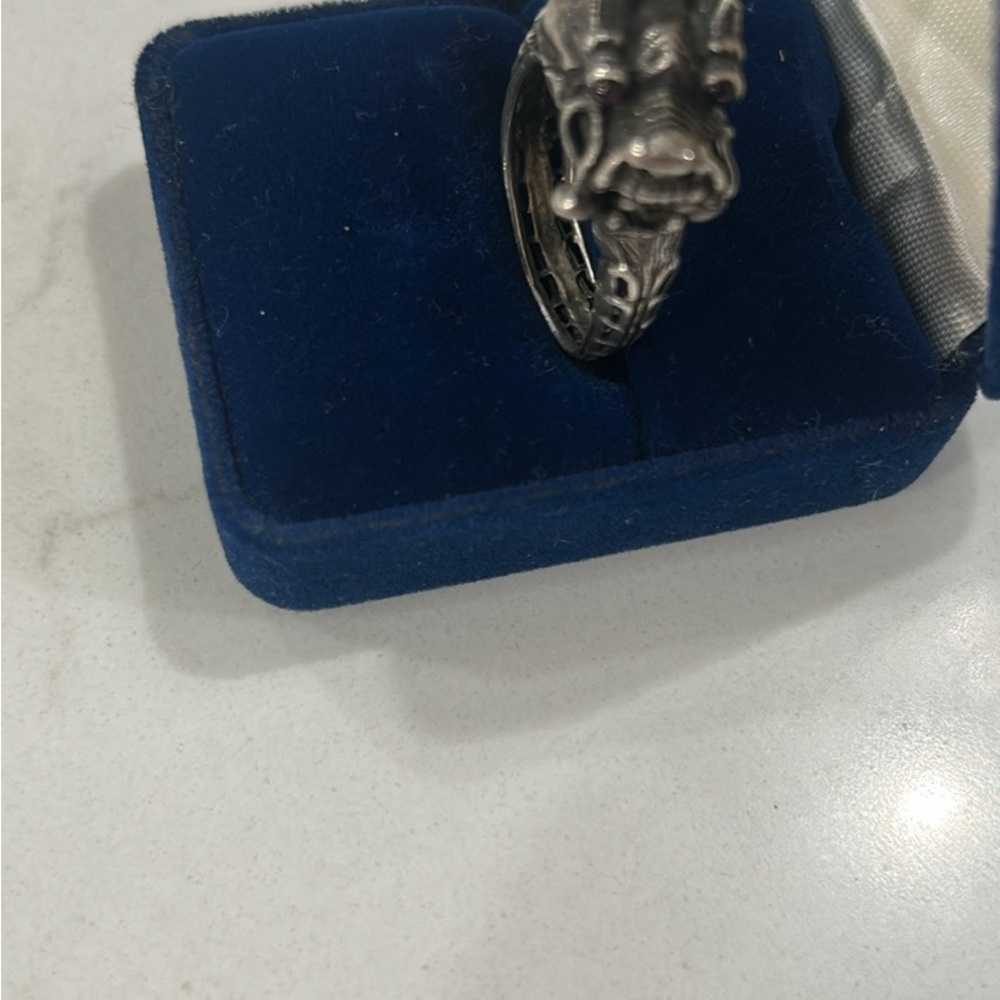 Silver Dragon Ring - image 3